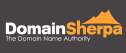 DomainSherpa! Small logo, black outline