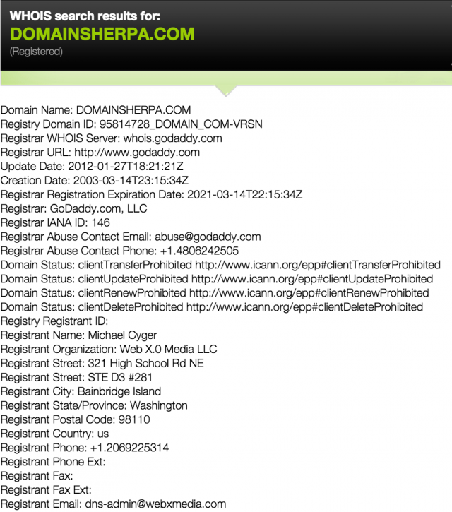 WHOIS Lookup for Canadian Domains