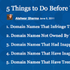 5 Things to Do Before You Buy a Domain Name