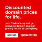 Discounted Uniregistry Pricing for All Active DNAcademy Students
