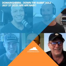 DomainSherpa – Down The Rabbit Hole – July 27, 2021: Ape Ape Baby!